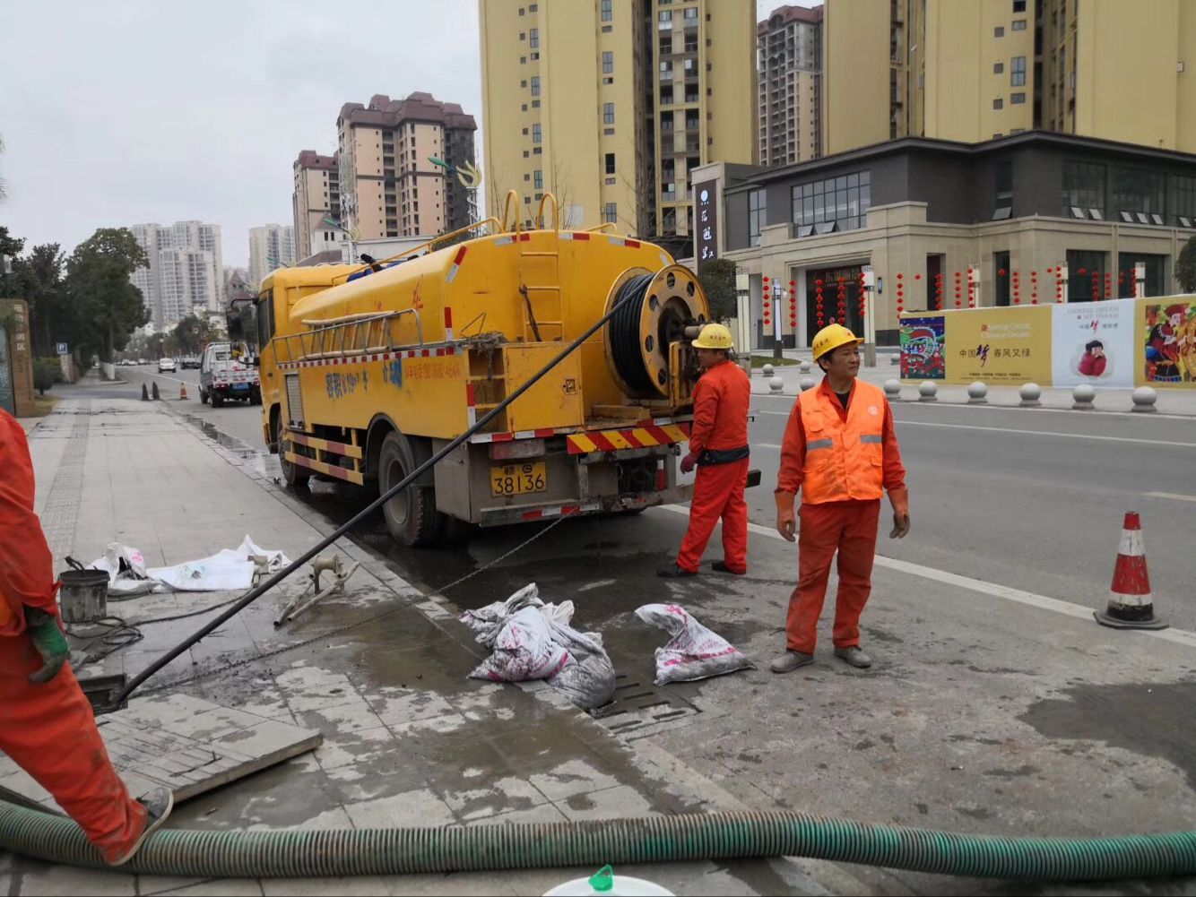 浦口排污管道清淤-管道清洗